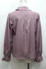 画像2: axes femme / リボン×ジャボブローチ付ブラウス M ピンク S-26-04-24-023-AX-BL-AS-ZS (2)