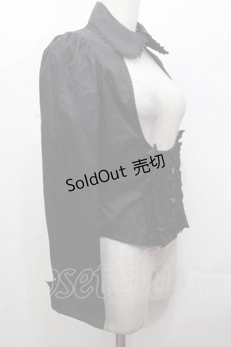 画像3: BPN / ビスチェデザウンブラウス  黒 S-26-04-24-026-GO-BL-AS-ZS (3)