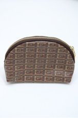 画像1: Q-pot. /  Chocolate Cosmetic Pouch  ブラウン S-26-04-25-035-QP-AC-HR-ZS (1)