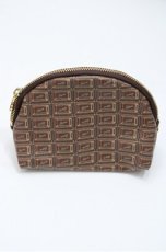 画像2: Q-pot. /  Chocolate Cosmetic Pouch  ブラウン S-26-04-25-035-QP-AC-HR-ZS (2)