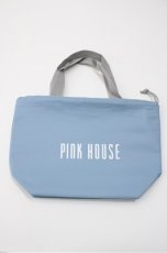 画像1: PINK HOUSE / 保冷巾着バッグ  サックス S-26-04-25-005-LO-BG-AS-ZS (1)