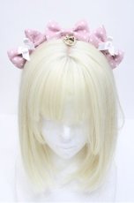 画像2: BABY,THE STARS SHINE BRIGHT / Dotツイルの3つリボンカチューシャ  ピンク S-26-04-25-039-BA-AC-HR-ZS (2)