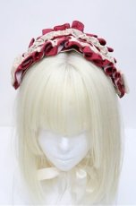 画像2: ATELIER PIERROT / Eleanorヘッドドレス  ワイン S-26-04-25-042-EL-AC-AS-ZS (2)