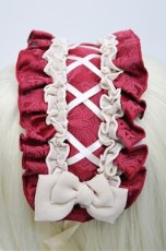 画像3: ATELIER PIERROT / Eleanorヘッドドレス  ワイン S-26-04-25-042-EL-AC-AS-ZS (3)