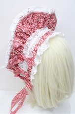 画像3: BABY,THE STARS SHINE BRIGHT / Floriana Ribbonボンネット  赤 S-26-04-25-045-BA-AC-AS-ZS (3)