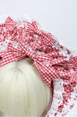 画像4: BABY,THE STARS SHINE BRIGHT / Floriana Ribbonボンネット  赤 S-26-04-25-045-BA-AC-AS-ZS (4)