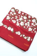 画像1: INGEBORG / フラワー大判ストール  赤Ｘ白 S-26-04-25-006-LO-ZA-SA-ZS (1)