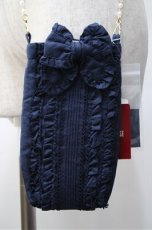 画像1: PINK HOUSE / パールチェーンスマホポシェット  ネイビー S-26-04-25-050-LO-BG-HR-ZS (1)