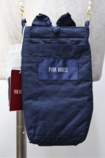 画像2: PINK HOUSE / パールチェーンスマホポシェット  ネイビー S-26-04-25-050-LO-BG-HR-ZS (2)