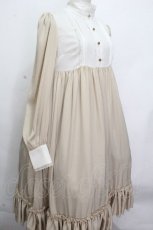 画像3: ATELIER PIERROT / カルマートドレス  ベージュ S-26-04-25-1003-EL-OP-SZ-ZS (3)