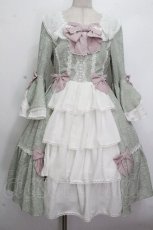 画像1: axes femme kawaii / メアリー姫袖ドレス M ミント S-26-04-25-1028-AX-OP-SZ-ZS (1)