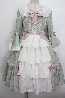 axes femme kawaii / メアリー姫袖ドレス M ミント S-26-04-25-1028-AX