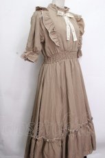 画像3: m petit by misako / NINA'SコラボAMハイショクメローワンピース S ベージュ S-26-04-25-1033-LO-OP-HR-ZS (3)