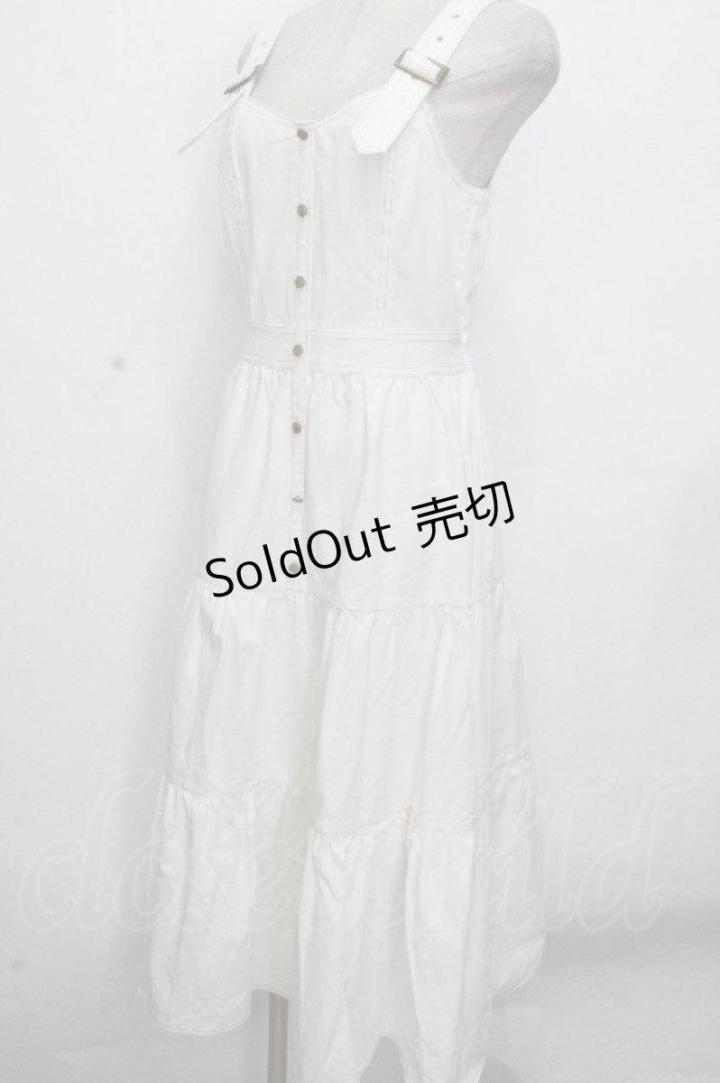画像3: axes femme POETIQUE / ティアードロングワンピース  白 S-26-04-25-1020-AX-OP-AS-ZS (3)