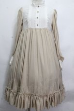 画像1: ATELIER PIERROT / カルマートドレス  ベージュ S-26-04-25-1003-EL-OP-SZ-ZS (1)