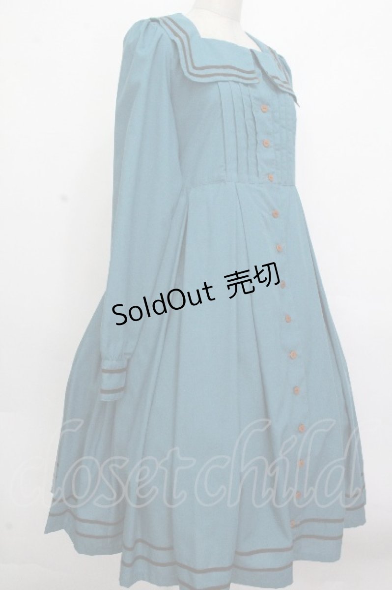 画像3: Physical Drop / スクエアタックセーラーワンピース  グリーン×黒 S-26-04-25-1023-LO-OP-SZ-ZS (3)
