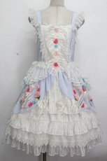 画像1: BABY,THE STARS SHINE BRIGHT / Garden Flowerジャンパースカート - サックス S-26-04-25-1024-BA-OP-SZ-ZS (1)