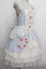 画像3: BABY,THE STARS SHINE BRIGHT / Garden Flowerジャンパースカート - サックス S-26-04-25-1024-BA-OP-SZ-ZS (3)