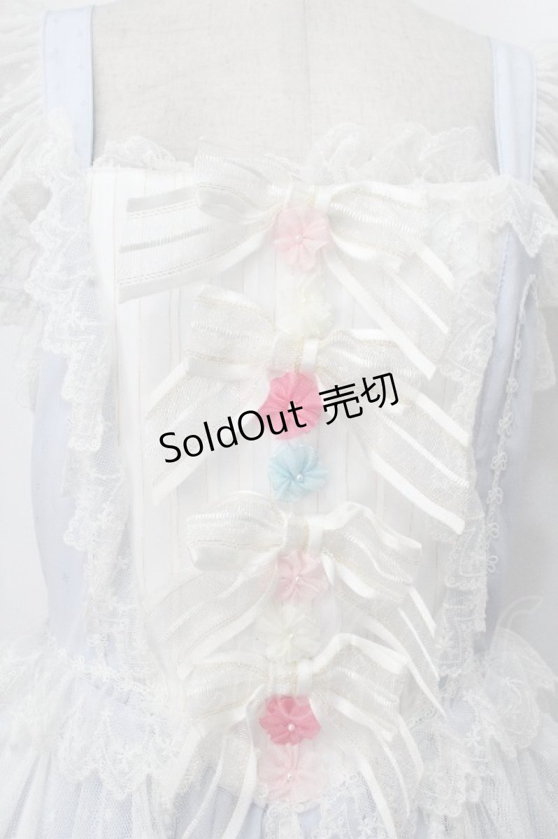 画像5: BABY,THE STARS SHINE BRIGHT / Garden Flowerジャンパースカート - サックス S-26-04-25-1024-BA-OP-SZ-ZS (5)
