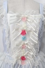 画像5: BABY,THE STARS SHINE BRIGHT / Garden Flowerジャンパースカート - サックス S-26-04-25-1024-BA-OP-SZ-ZS (5)