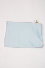 画像2: m petit by misako / AM*コウチャツキベロアポーチ（紅茶無し）  サックス S-26-04-25-001-LO-ZA-HR-ZS (2)