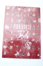 画像1: PINK HOUSE / クリアファイル  赤 S-26-04-25-010-LO-ZA-HR-ZS (1)