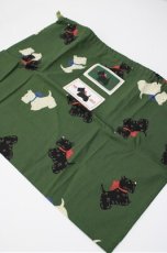 画像1: PINK HOUSE / スコッチテリアプリント巾着バッグ（大）  グリーン S-26-04-25-002-LO-ZA-SA-ZS (1)