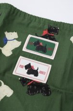 画像2: PINK HOUSE / スコッチテリアプリント巾着バッグ（大）  グリーン S-26-04-25-002-LO-ZA-SA-ZS (2)