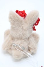 画像2: PINK HOUSE / うさぎぬいぐるみコサージュ  ビスケット S-26-04-25-018-LO-AC-HR-ZS (2)