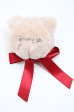 画像2: PINK HOUSE / Animal Happy Jamモチーフ顔ぐるみコサージュ  ねこ S-26-04-25-021-LO-ZA-SZ-ZS (2)