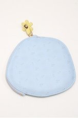 画像2: Maison de FLEUR / クラリスポーチ  サックス S-26-04-25-026-LO-BG-HR-ZS (2)