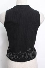 画像2: ACDC RAG / ダークグルーミーノースリーブ  黒ｘ赤 S-26-04-26-038-0-TO-HR-ZS (2)