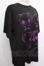 画像3: NieR Clothing / NieRちゃんプリントTシャツ  黒ｘ紫 S-26-04-26-040-PU-TS-HR-ZS (3)