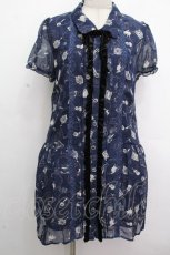 画像1: axes femme / メロディーメルヘンチュニック  紺 S-26-04-26-044-AX-OP-HR-ZS (1)