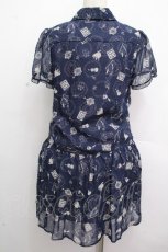 画像2: axes femme / メロディーメルヘンチュニック  紺 S-26-04-26-044-AX-OP-HR-ZS (2)