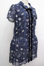 画像3: axes femme / メロディーメルヘンチュニック  紺 S-26-04-26-044-AX-OP-HR-ZS (3)