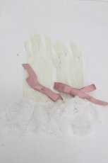 画像1: Victorian maiden / コットンレースグローブ  オフ S-26-04-26-007-CL-ZA-AS-ZS (1)