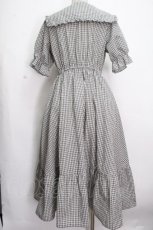 画像2: m petit by misako / AM*ギンガムCHKワンピース M 黒ｘ白 S-26-04-26-049-LO-OP-HR-ZS (2)