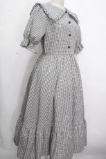 画像3: m petit by misako / AM*ギンガムCHKワンピース M 黒ｘ白 S-26-04-26-049-LO-OP-HR-ZS (3)