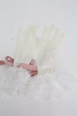 画像2: Victorian maiden / コットンレースグローブ  オフ S-26-04-26-007-CL-ZA-AS-ZS (2)