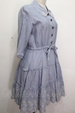 画像3: axes femme / デニムシャツワンピース  サックス S-26-04-26-050-AX-OP-HR-ZS (3)