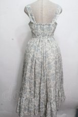 画像2: m petit by misako / MSKトワルドジュイジャンパースカート  オフｘサックス S-26-04-26-051-LO-SK-HR-ZS (2)