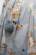 画像4: PINK HOUSE / クッキーラビッツプリントフード付きミディワンピース  サックス S-26-04-26-052-LO-OP-AS-ZS (4)