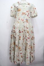 画像1: PINK HOUSE / スイーツスプリングバニープリントワンピース  ミント S-26-04-26-053-LO-OP-AS-ZS (1)