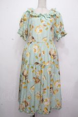 画像1: PINK HOUSE / ハニーレモンテディプリントミディワンピース  ミント S-26-04-26-054-LO-OP-AS-ZS (1)