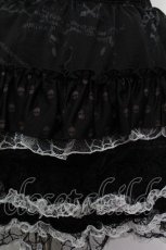 画像4: MAD / レースティアードスカート  黒 S-26-04-26-059-PU-SK-HR-ZS (4)
