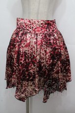 画像1: Banana Fish / レオパード柄サテンスカート  ピンク S-26-04-26-063-PU-SK-HR-ZS (1)