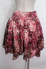 画像2: Banana Fish / レオパード柄サテンスカート  ピンク S-26-04-26-063-PU-SK-HR-ZS (2)
