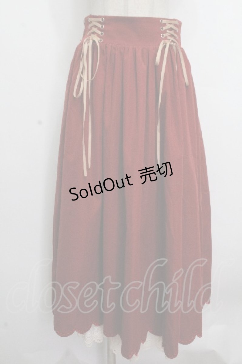 画像1: LOLITA / スカート  ワイン S-26-04-26-065-LO-SK-AS-ZS (1)