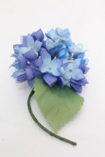 画像2: PINK HOUSE / あじさいコサージュ  青 S-26-04-26-015-LO-AC-AS-ZS (2)